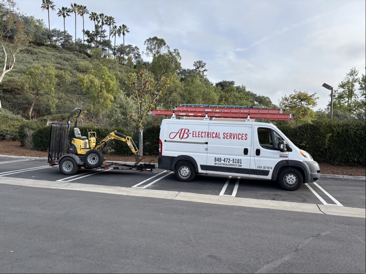 AB Electrical Services on the road, Lic #1077674