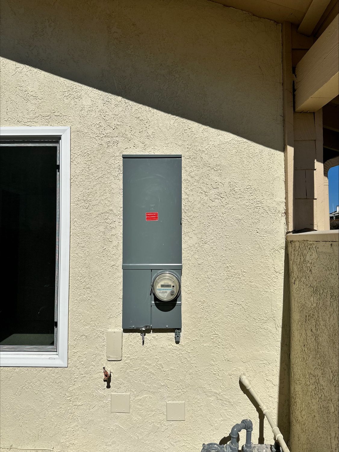 Exterior panel + meter service