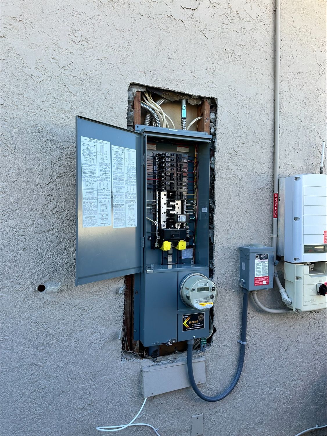 Sub-panel upgrade, neatly re-wired