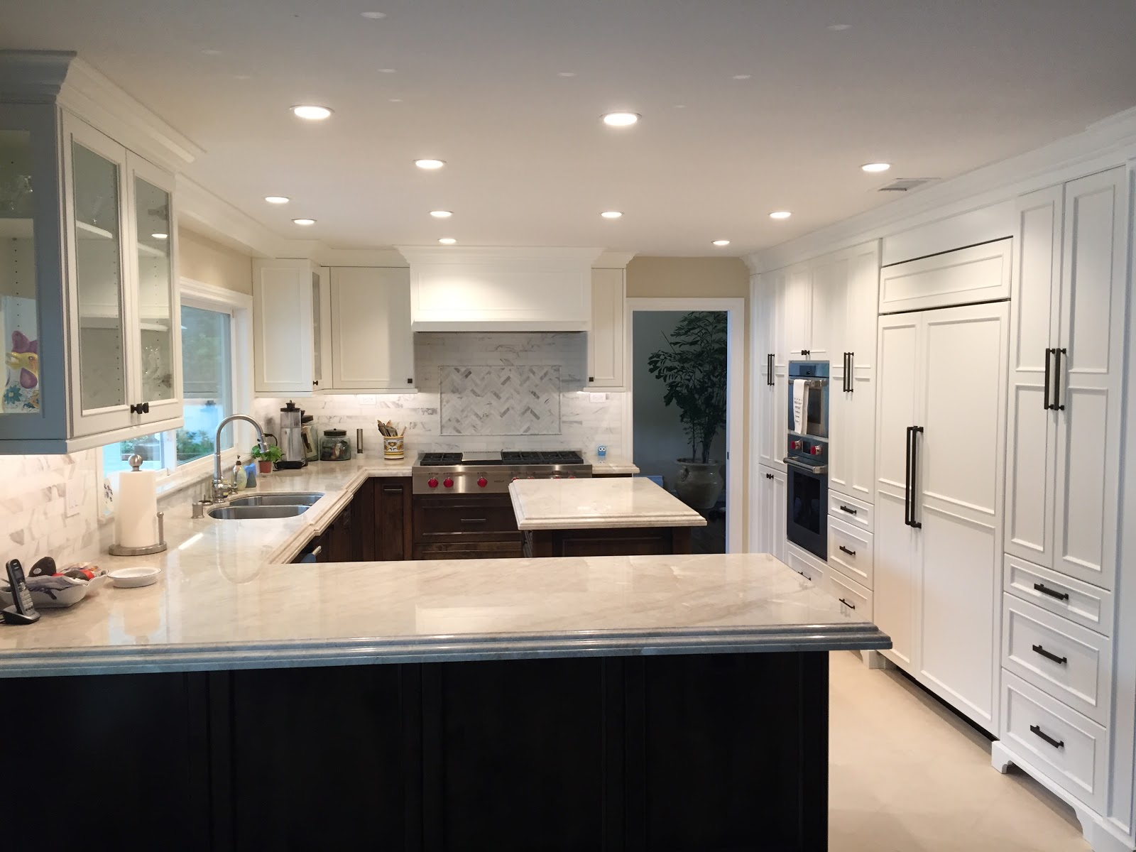 Recessed lighting layout, OC kitchen