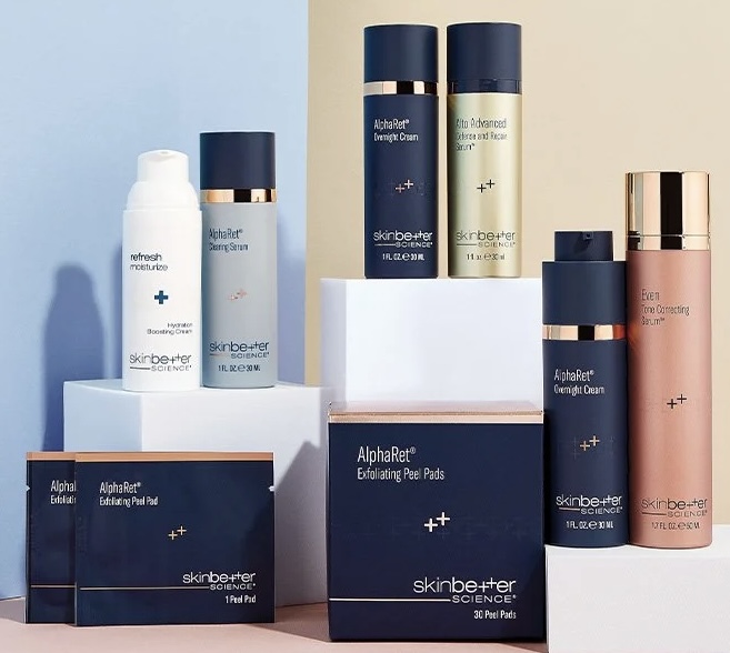 SkinBetter Science skincare line carried at B Beautiful Med Spa
