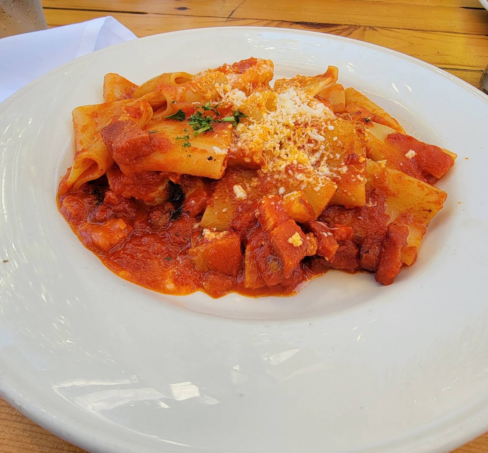 Polpette Casarecce at Ciao Pasta