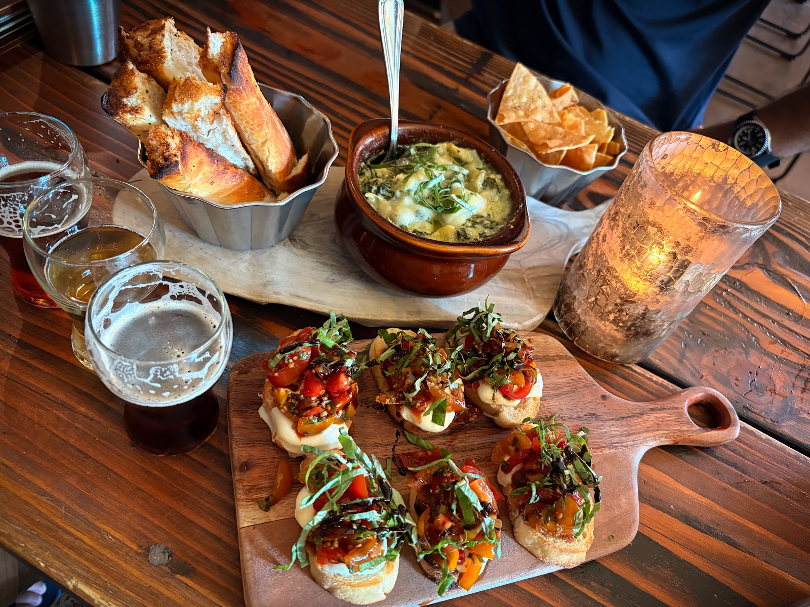 Bruschetta at Five Vines Wine Bar.