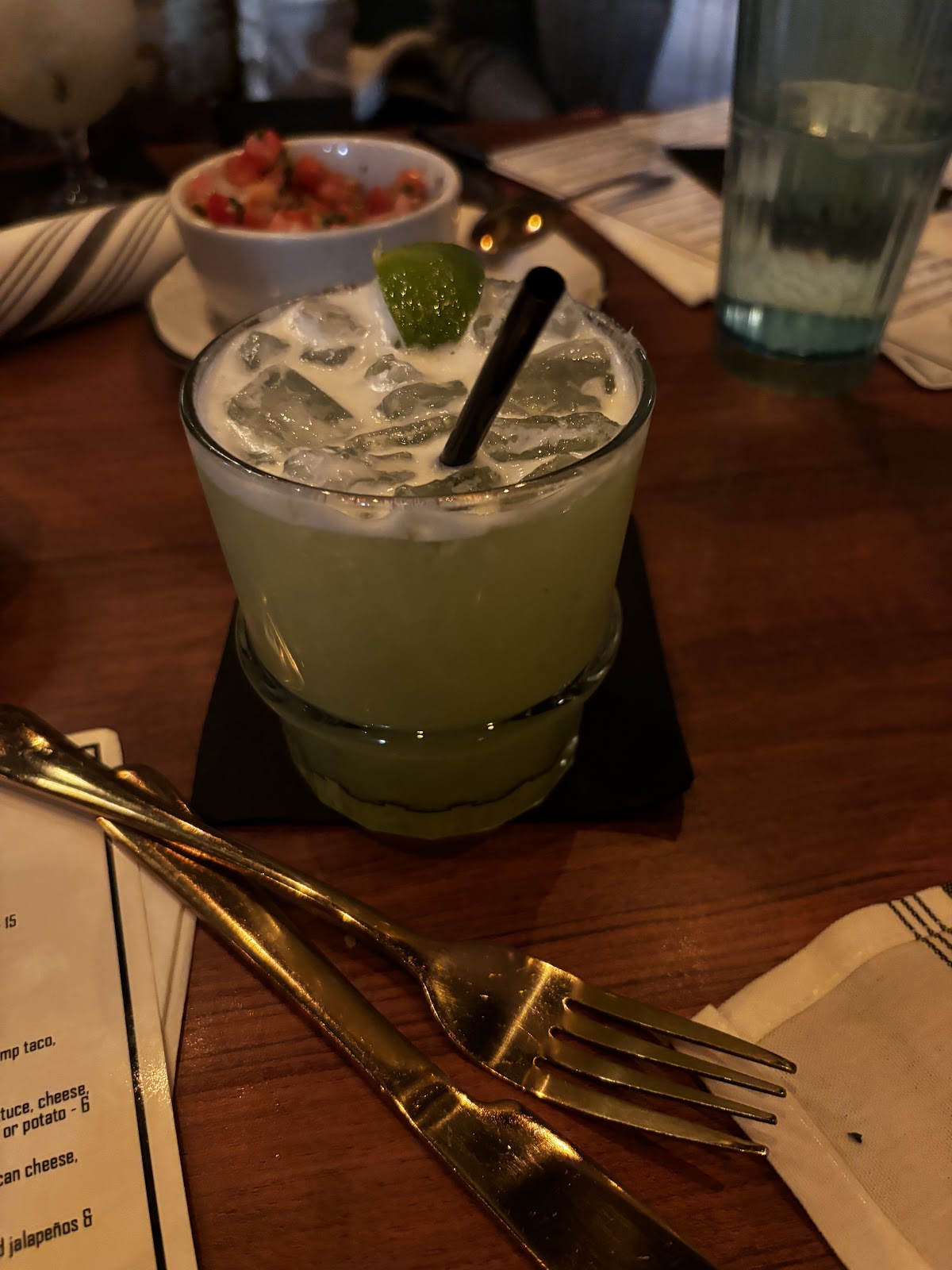 A fresh margarita