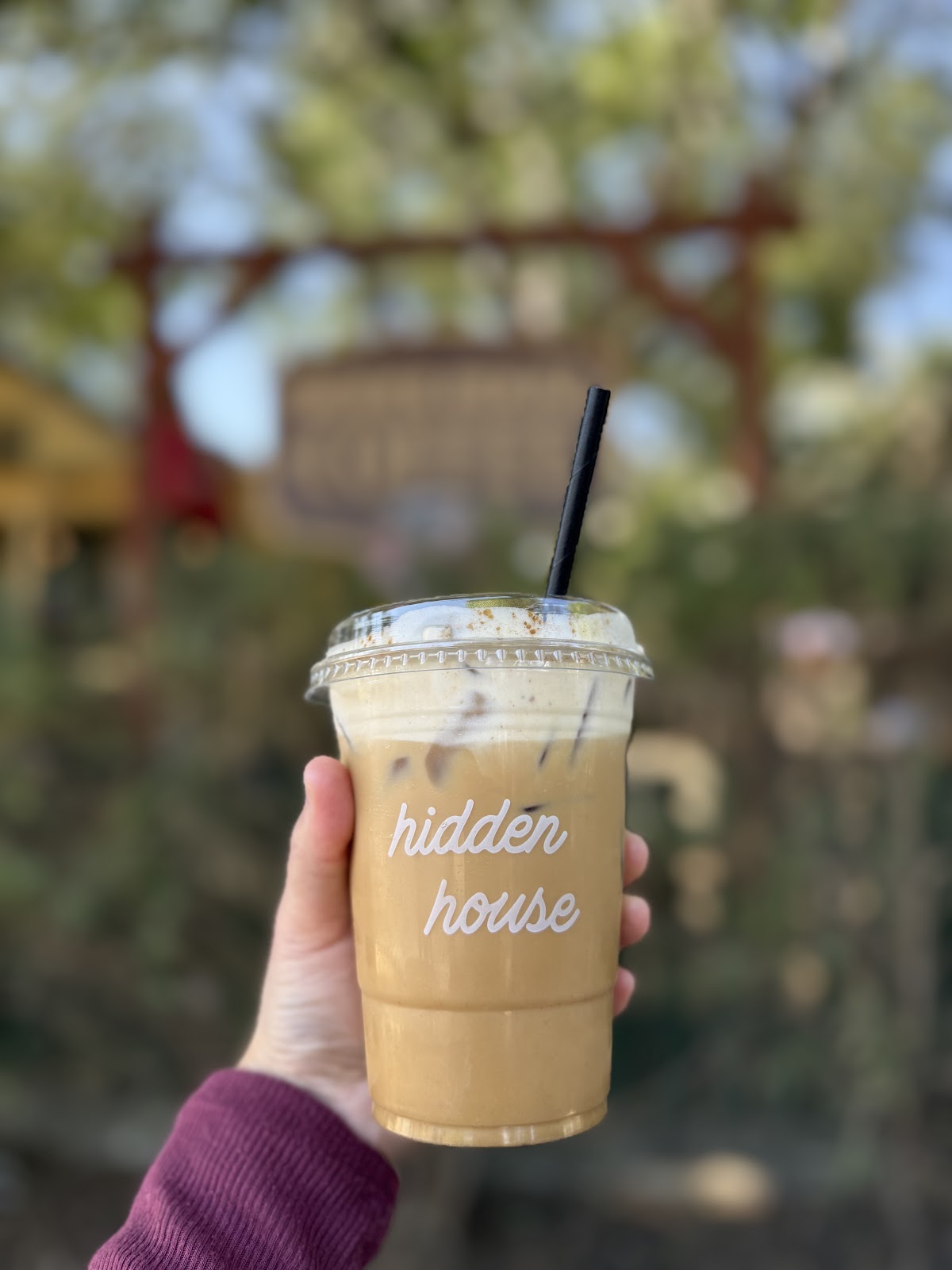 Cold Brew with Cold Foam at Hidden House Coffee