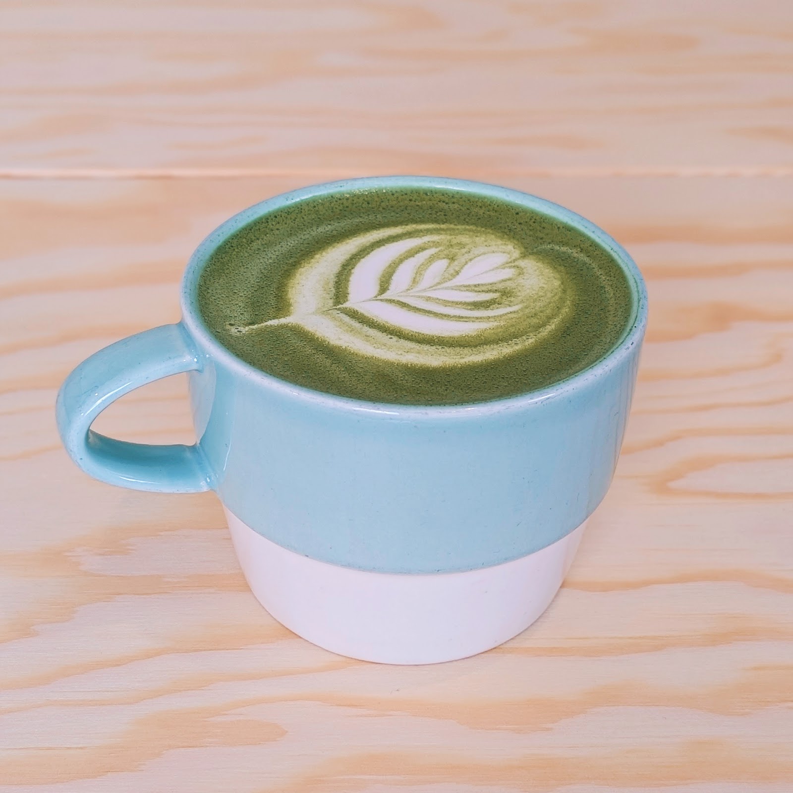 Matcha Sea Foam at High Tide Coffee