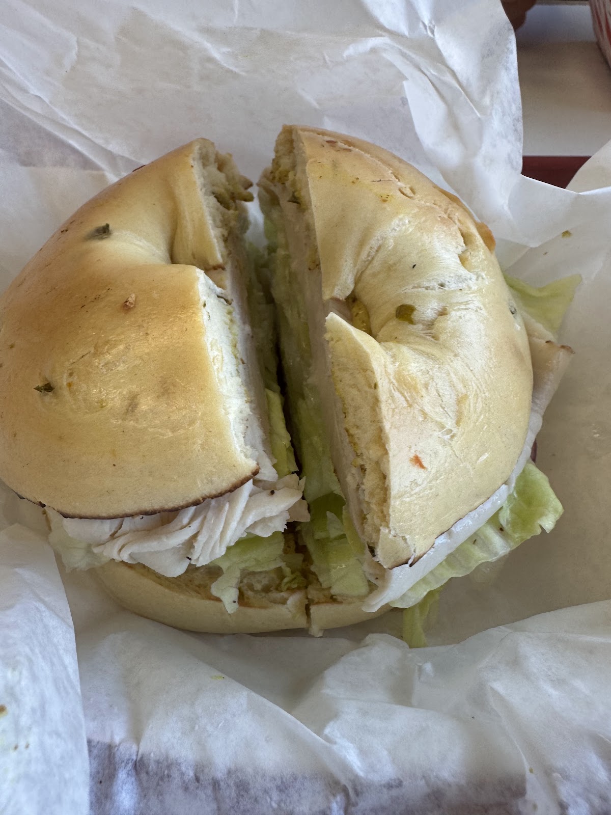 Fresh-baked bagels at I Love Bagels in Mission Viejo