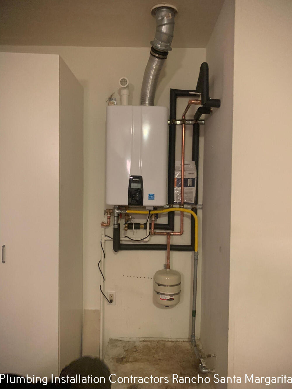 Tankless water heater, clean copper and gas runs
