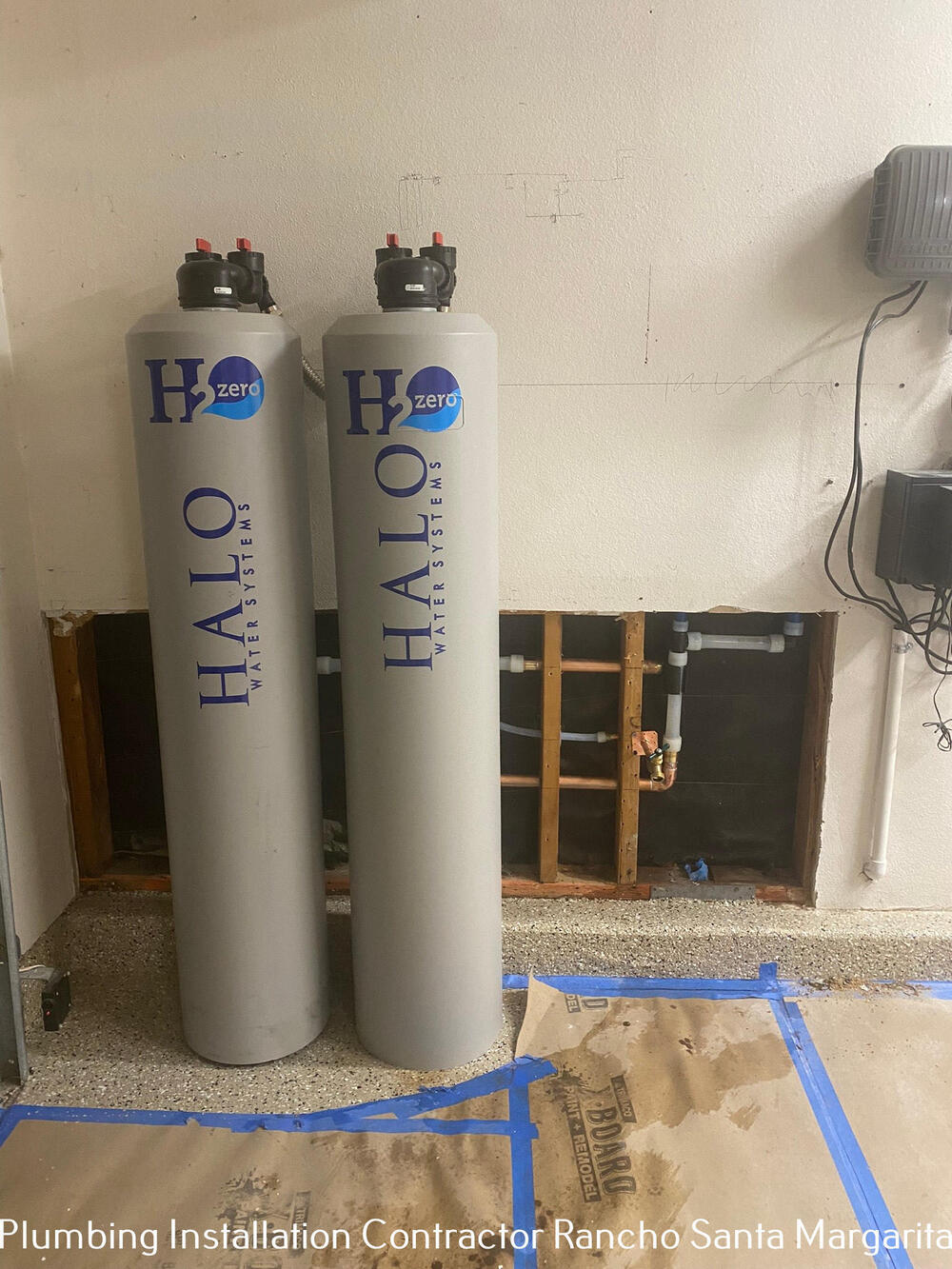 Whole-house water conditioner, twin tanks