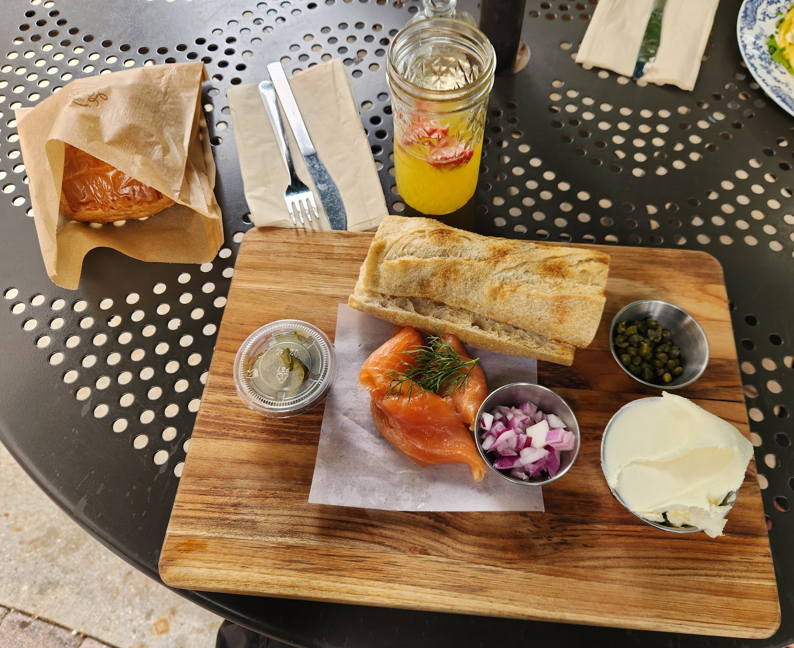 Smoked Salmon Board at Lola's Cafe