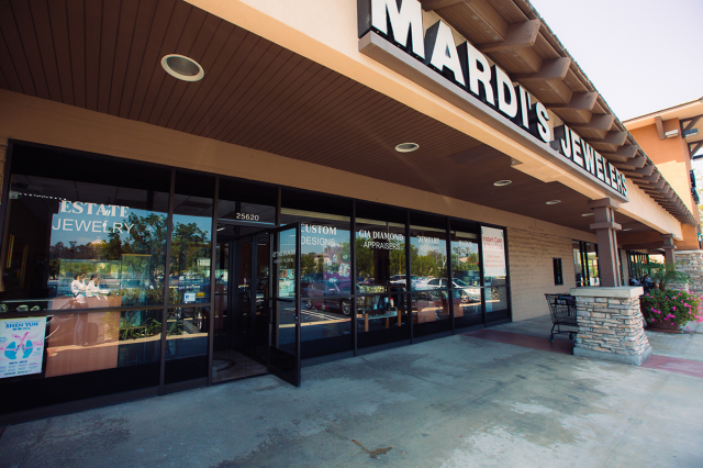 Mardi's Jewelry Design storefront in Laguna Hills