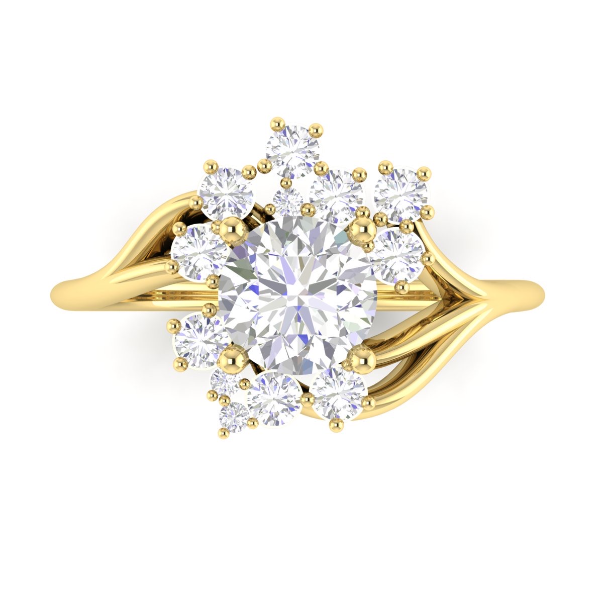 A handcrafted diamond ring by Mardi's