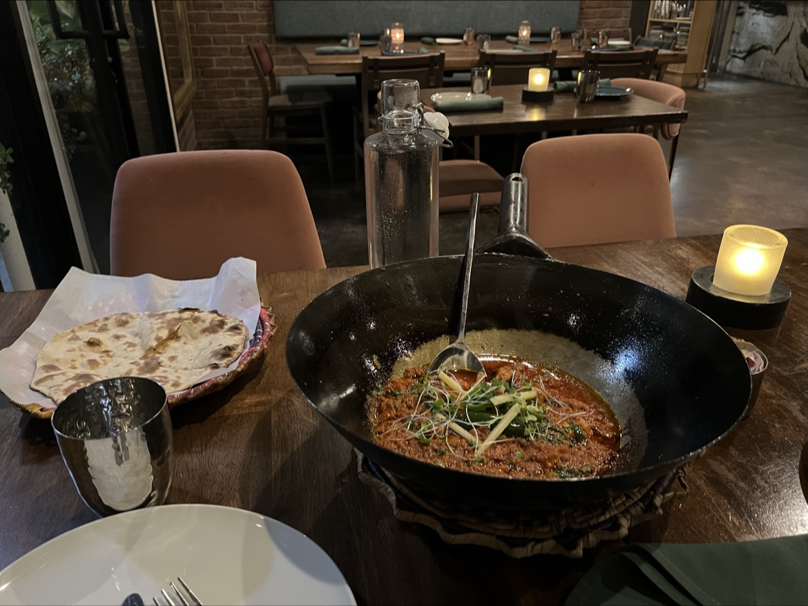 Goat Cheese Kulcha at Mint Desi Craft Kitchen