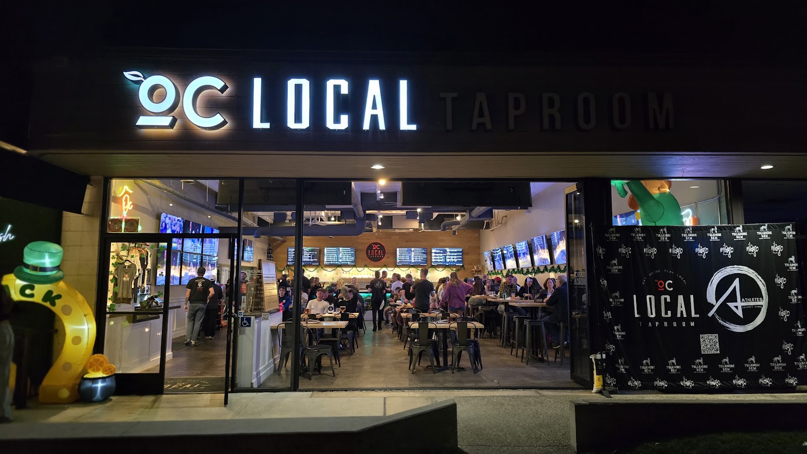 Tap line at OC Local Taproom
