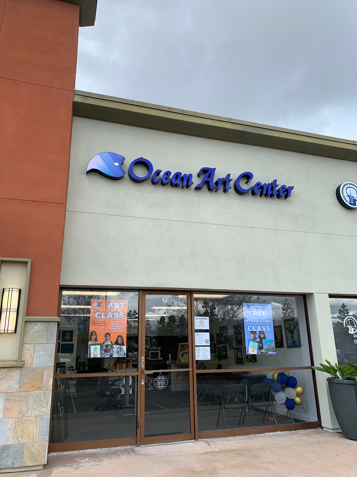 Ocean Art Center storefront in Laguna Hills