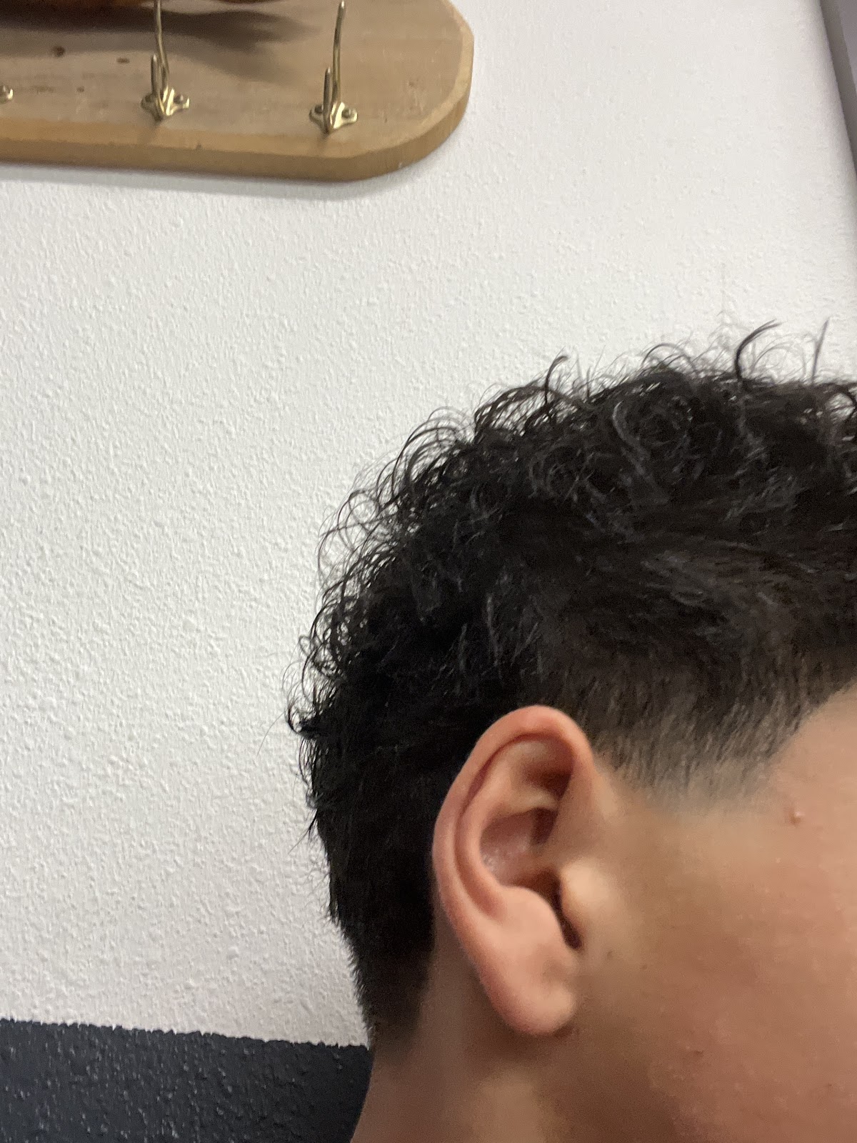 A finished cut at Offshore Barber Shop