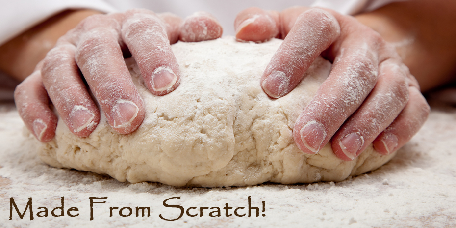Dough made from scratch