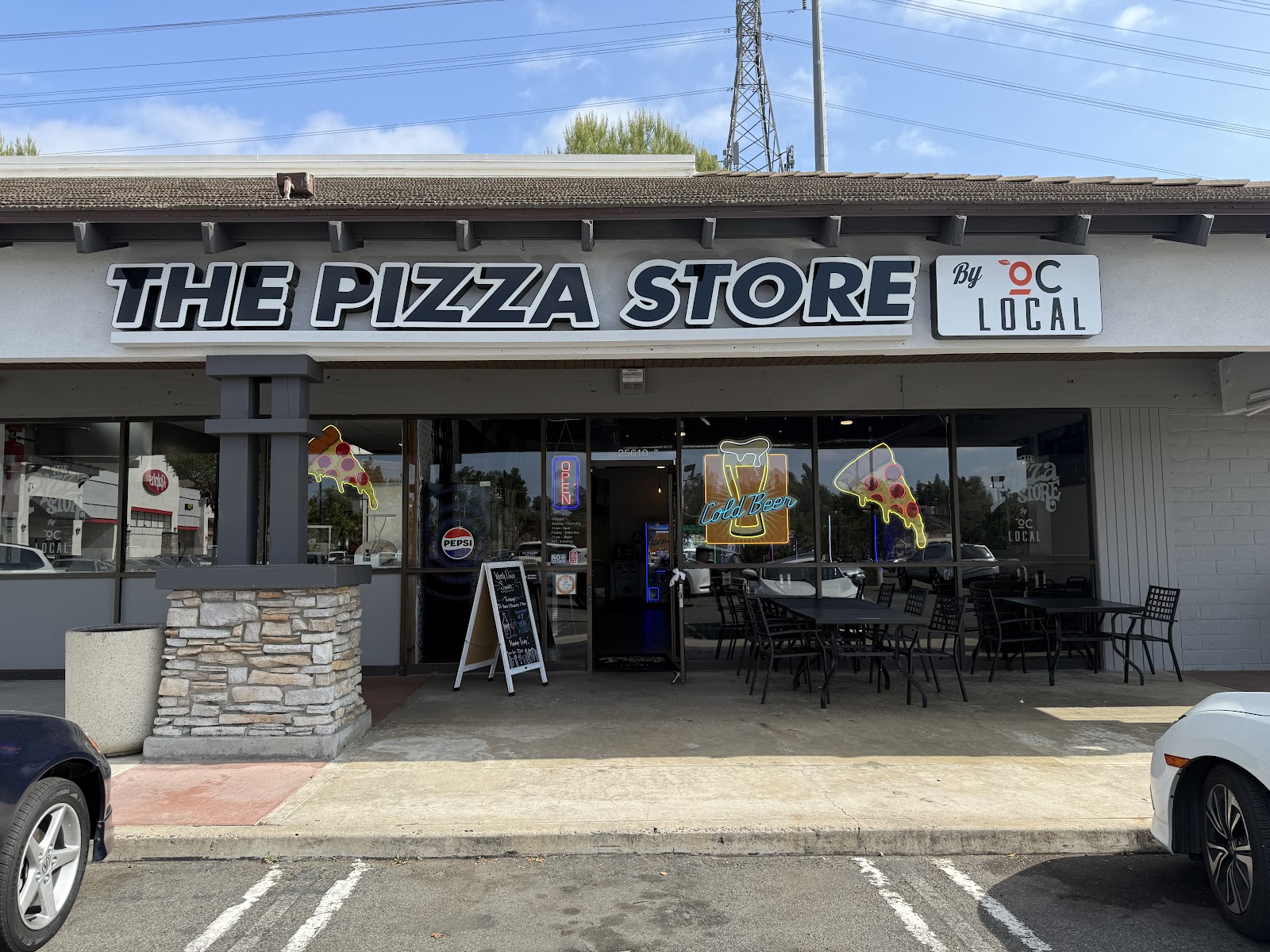 The Pizza Store storefront in Laguna Hills