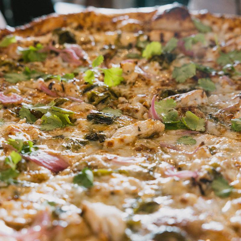 A loaded pizza from The Pizza Store