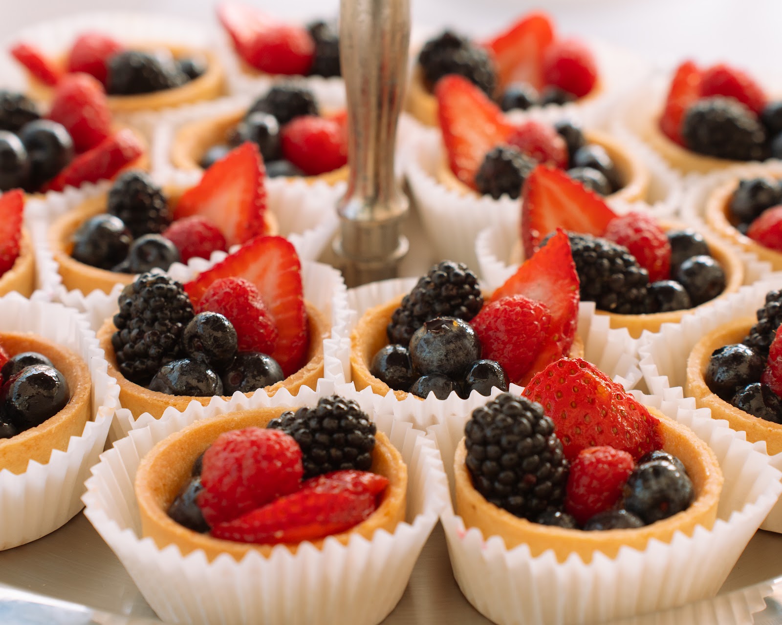 Fresh fruit tartlets
