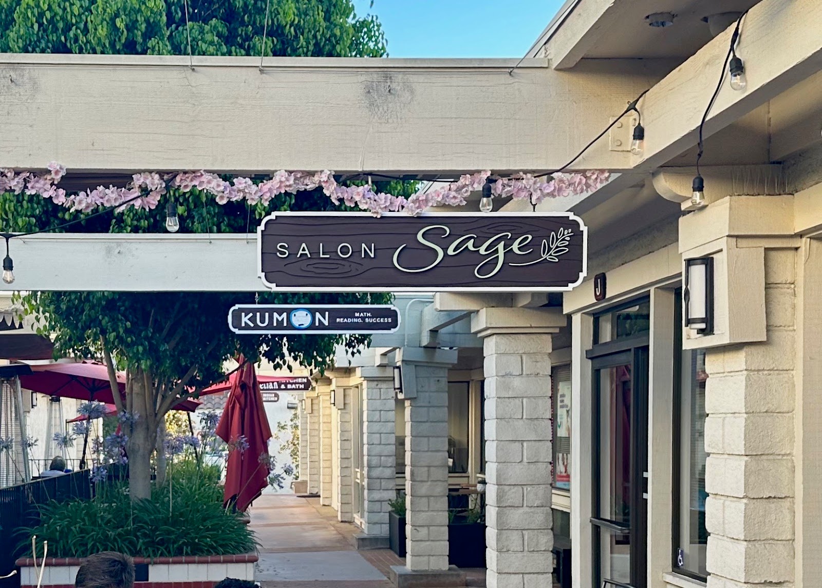 Soft, dimensional blonde at Salon Sage