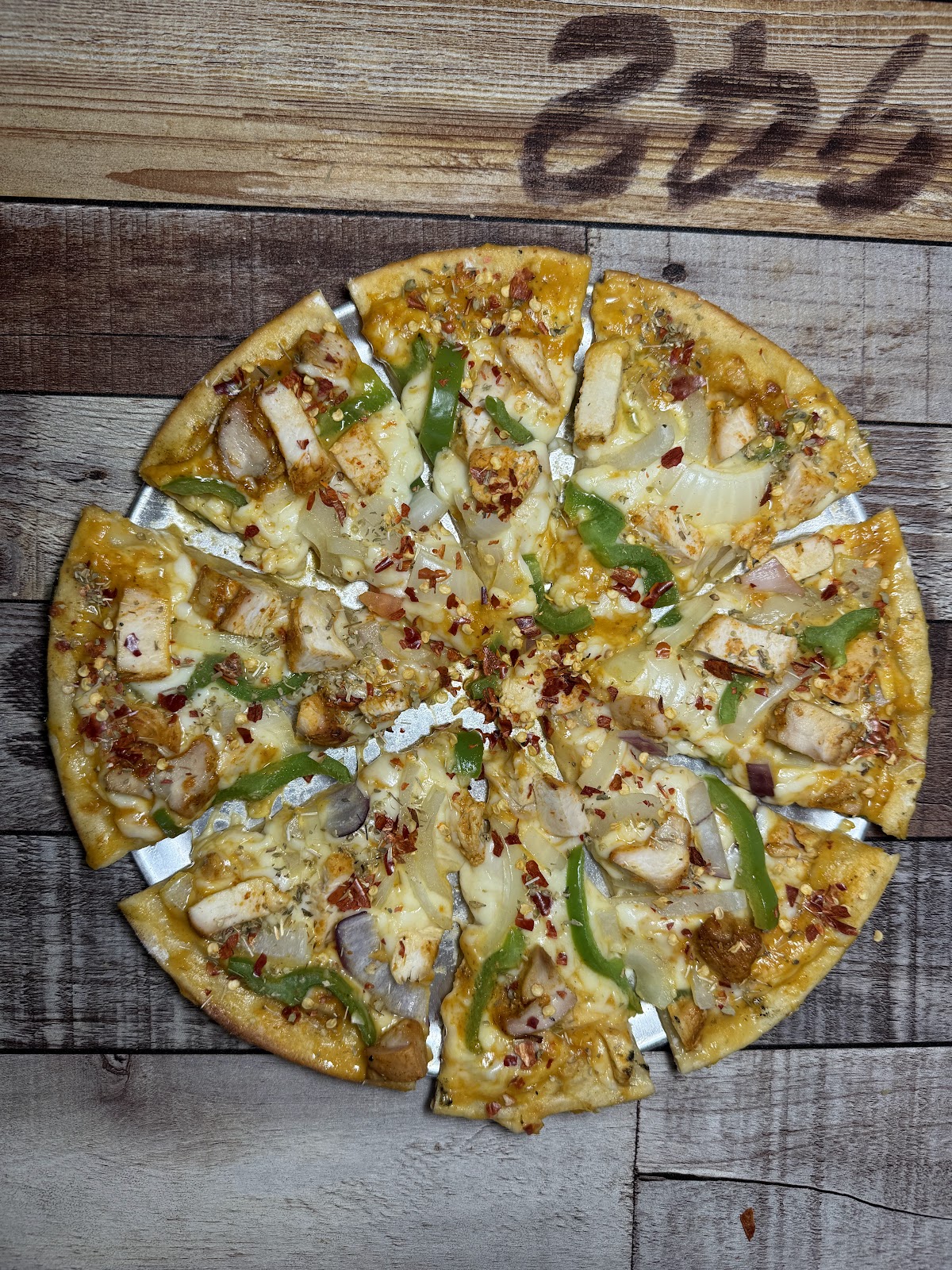 Tandoori Pizza at Sattva Indian Rasoi