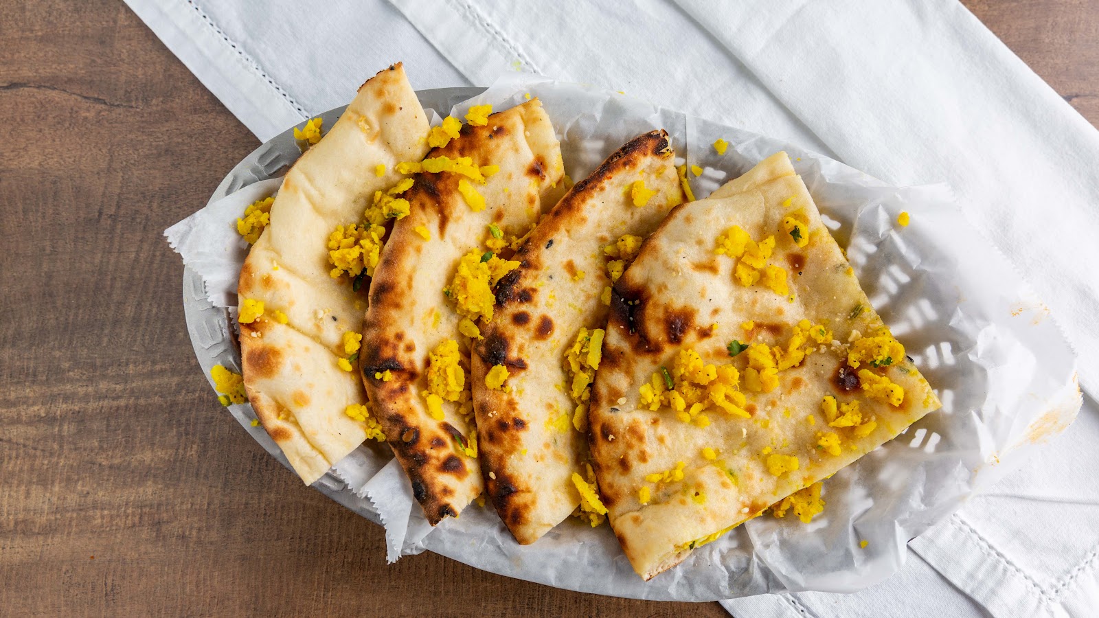 Tandoori Naan at Sattva Indian Rasoi