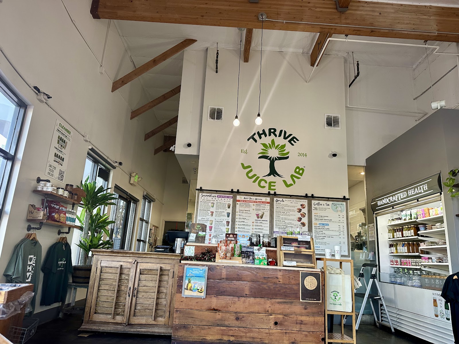 Coffee at Thrive Juice Lab