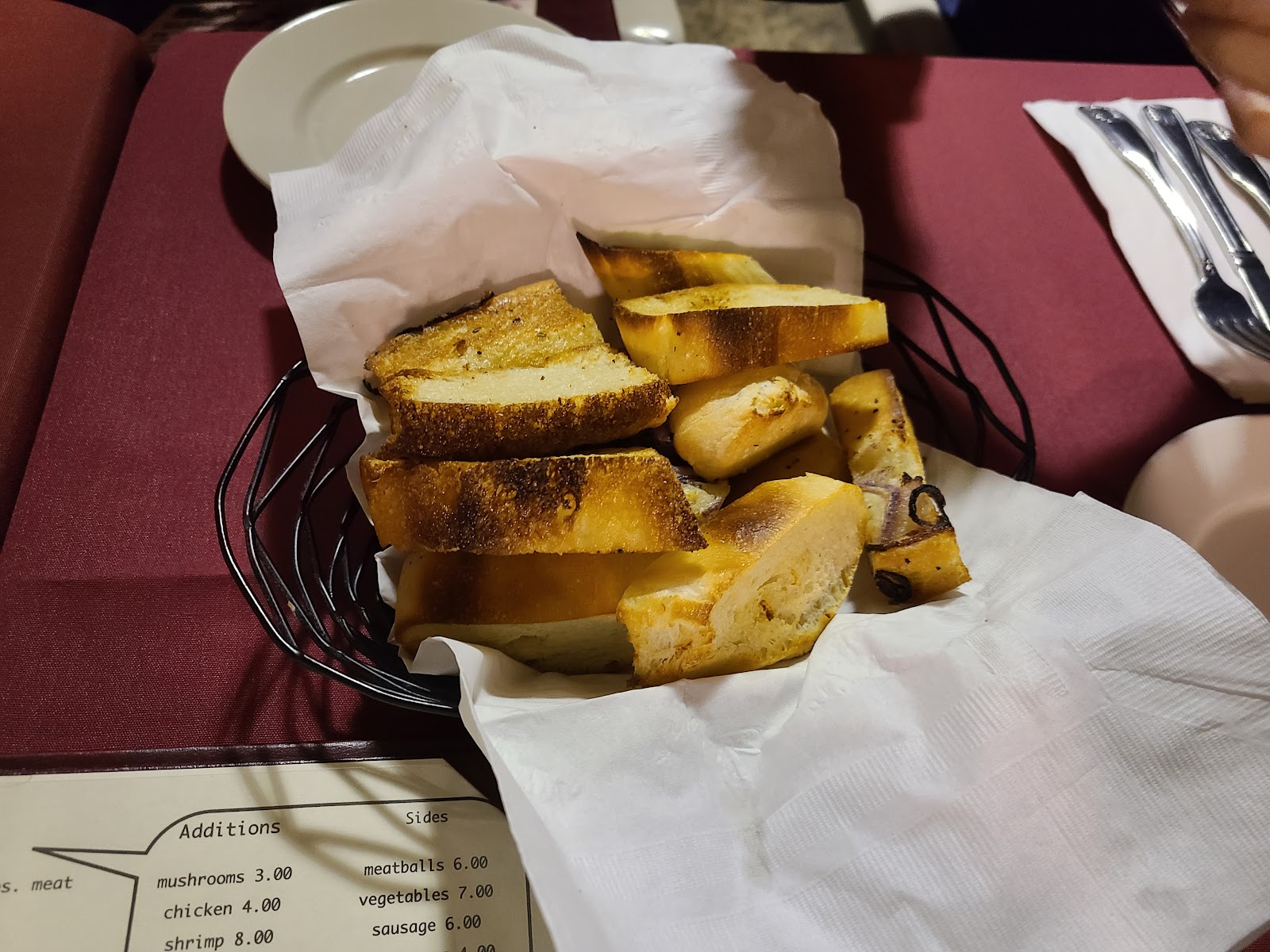 Bruschetta at Tutto Famiglia