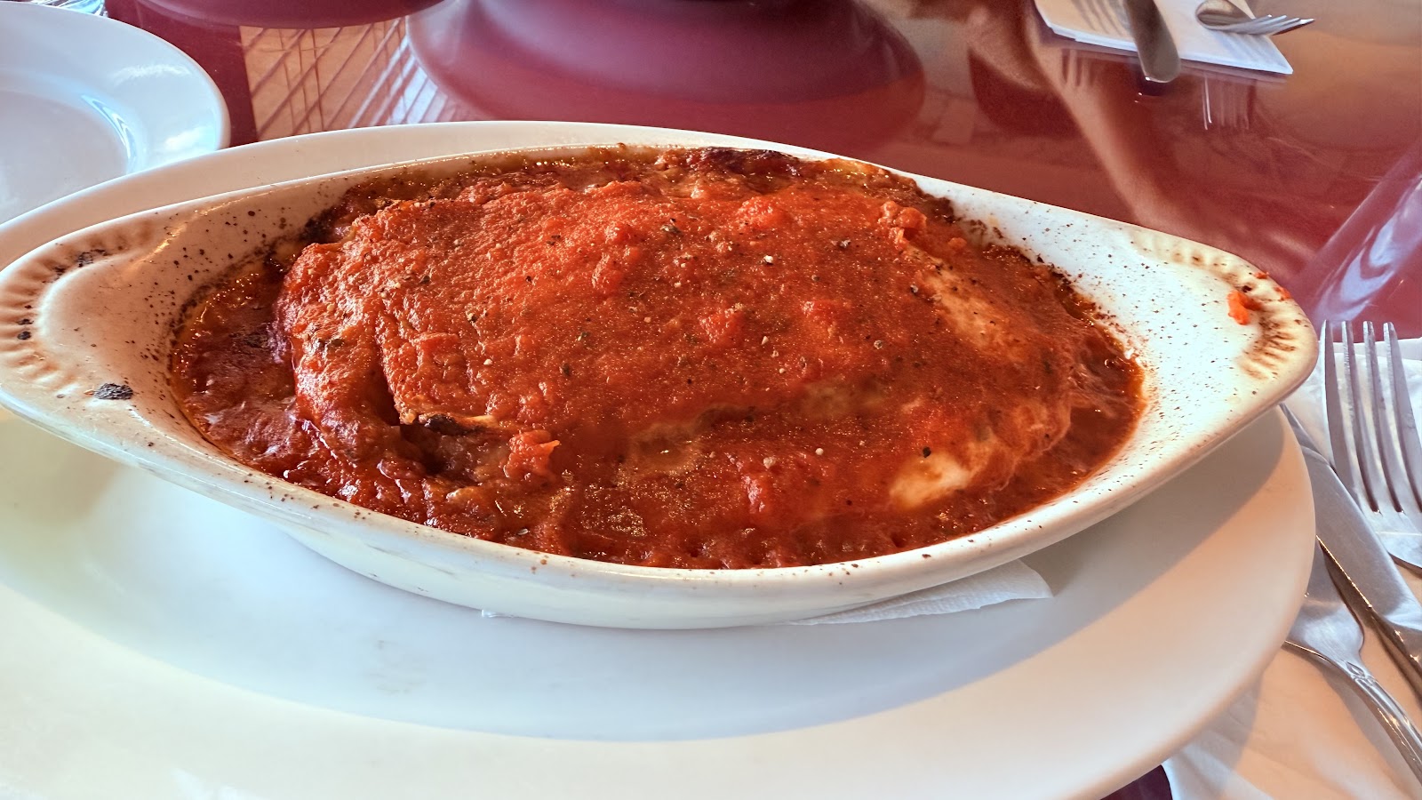 Lasagna at Tutto Famiglia