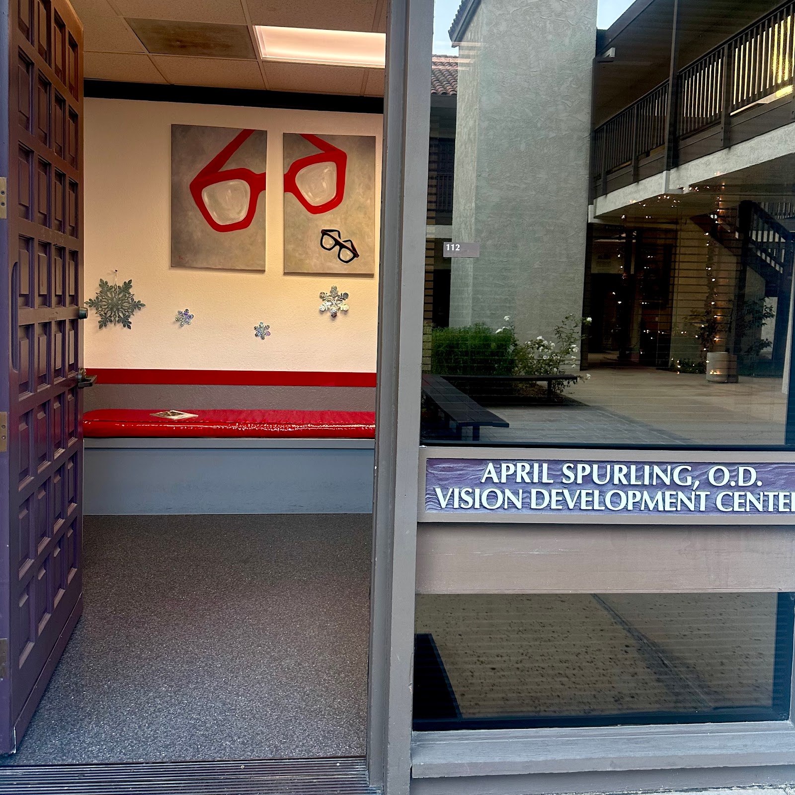The welcoming entrance at Vision Development Center