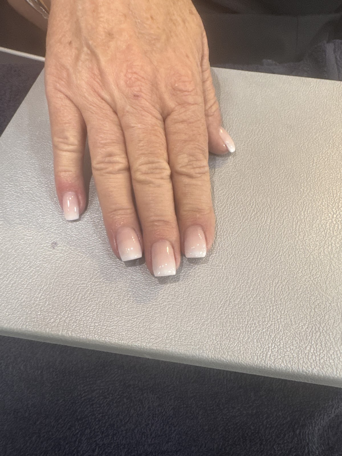 A clean, natural manicure